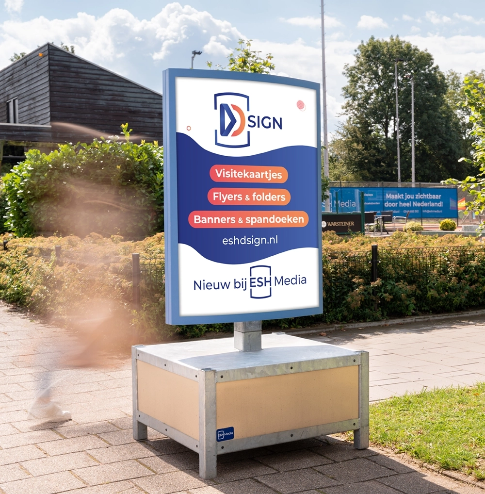 DSIGN A0-display ontwerp