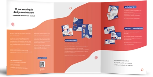 DSIGN Folders wikkelvouw ontwerpx